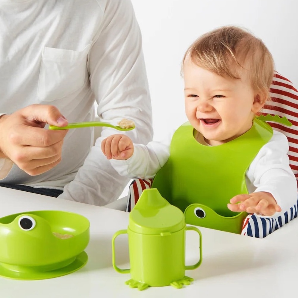 4-Piece Froggy Kid’s Dinnerware Set